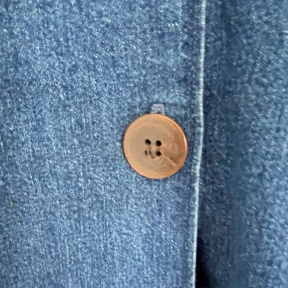 Blue Denim jacket W/ design - Picture 3 of 5